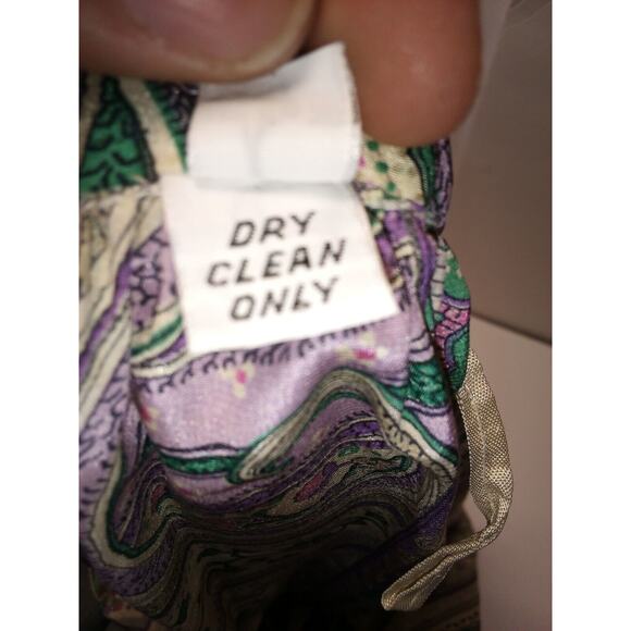 Samuel Robert Bye Peter Hatsi Handrea Multicolor Knee Skirt 10 - Picture 9 of 9